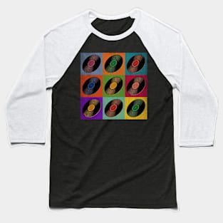 Vinyl Collector Pop Art Baseball T-Shirt